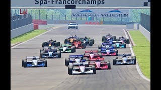 All F1 2018 Cars vs All IndyCar 1999  Spa [upl. by Bernstein]