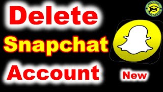 How to DELETE SnapChat Account New Update [upl. by Annoyt]