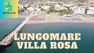 Il lungomare di Villa Rosa dallalto [upl. by Kylen510]