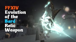 FFXIV Evolution of the Bard Relic Weapon Feat Snowcloak Theme The Warrens [upl. by Jarib]