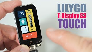 LilyGo TDisplay TOUCH free examples [upl. by Arimahs]