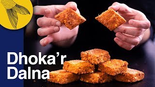 Dhokar Dalna Recipe—Noboborsho Special—Bengali NiramishVegetarian Recipe [upl. by Allveta]