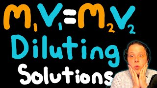 Solution Dilutions How to Make and Calculate Dilutions using M1V1M2V2 with Examples [upl. by Akibma61]