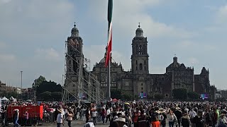 COBERTURA Mexicanos LLENAN el ZÓCALO ante el ÚLTIMO INFORME de AMLO [upl. by Nisen]