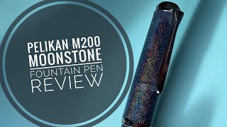 Pelikan M205 Moonstone fountain pen review 2020 Special Edition [upl. by Adnoma782]