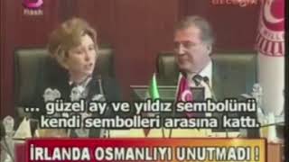 Mary McAleese  8th President of Ireland talking about Great Famine and Ottoman [upl. by Arbua]