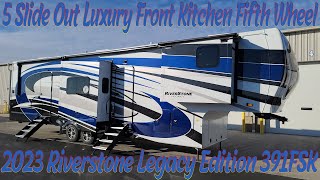 2023 Riverstone Legacy 391FSK Front Kitchen 5th Wheel by Forestriver  Couchs RV Nation  rv review [upl. by Ebenezer473]