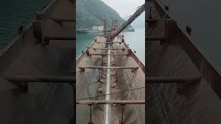 Barge unloading  Relaxing video [upl. by Suedaht515]