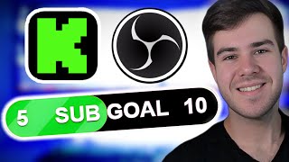 How To Set Up Kick FollowerSub Goals✅ [upl. by Enaamuj863]