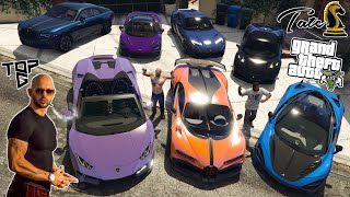 GTA 5  Stealing Andrew Tates Luxury Cars with Franklin  GTA V Real Life Cars 80 [upl. by Eidnew406]