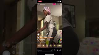 Jania Meshell dancing in ig live [upl. by Elenore667]