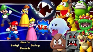 Mario Party 9 amp 10  All Bosses 4K HD [upl. by Kcirdneked966]