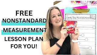 Review Nonstandard Units of Measurement  Free Lesson Plan for First Grade Measurement [upl. by Lief]