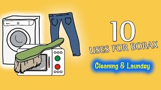 10 Uses For Borax For Cleaning amp Laundry [upl. by Vergos]