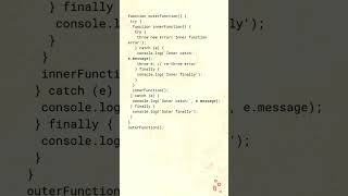 NW0510 error handling in javascript try catch finally 2 [upl. by Nottage]