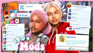 ALL THE MODS I USE IN MY GAME 💻 150 mod links  the sims 4 [upl. by Huntington34]