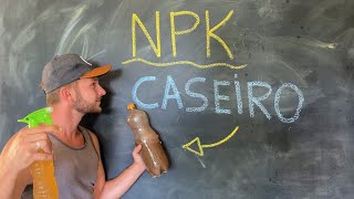 ADUBO CASEIRO SUPER POTENTE  NPK ORGÂNICO [upl. by Tebazile31]