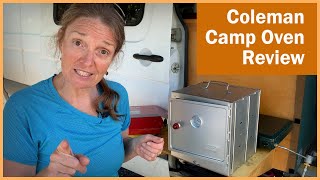 COLEMAN CAMP OVEN REVIEW  First Impressions of this Portable Folding Camp Oven colemanstove [upl. by Emiaj]