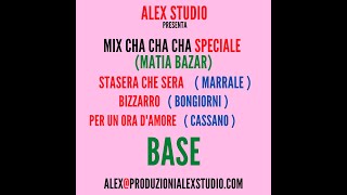 MEDLEY CHA CHA SPECIALE MATIA BAZAR KARAOKE BASE basi per orchestre [upl. by Eillam]