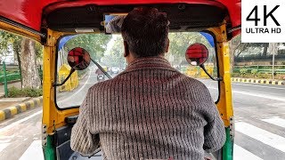 Tuk Tuk ride in Delhi India 4K [upl. by Annerahs873]