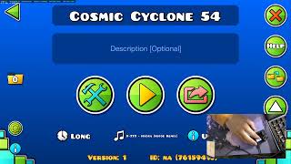 First Stram in WEEKS Cosmic Cyclone Stream 6 3 runs  Jump From Bloodbath  Geometry Dash Stream [upl. by Akiraa]