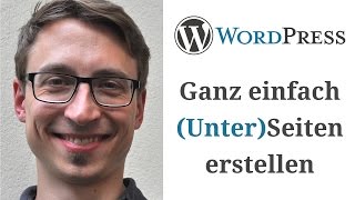 WordPress Seiten erstellen Unterseiten [upl. by Byrle469]