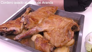 Como hacer cordero lechal asado al estilo de Aranda  recetas de javier romero  cocina familiar [upl. by Wilow992]