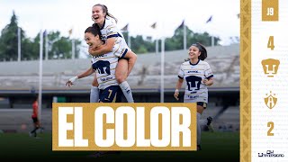 Pumas Femenil vs Atlas  J9  Color [upl. by Oniger977]