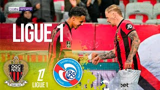 Nice vs Strasbourg  Ligue 1 HIGHLIGHTS  112424  beIN SPORTS USA [upl. by Halverson]