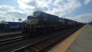 a east manifest departing Elkhart yard with a rear pusher [upl. by Ahseat828]