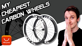 ELITEWHEELS  My cheapest carbon wheels from AliExpress [upl. by Salvucci]