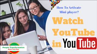 How To Activate Miniplayer in YouTube [upl. by Rahs]