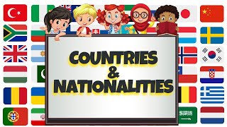 Countries and Nationalities  Learn English [upl. by Aima25]