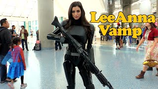 LeeAnna Vamp Shadow Trooper Interview WonderCon 2016 ThatCosplayShow [upl. by Suhpesoj]