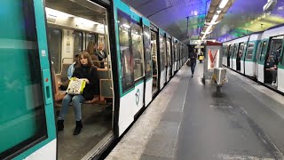 ligne 7bis départ MF88 à Louis Blanc [upl. by Ardnasela]