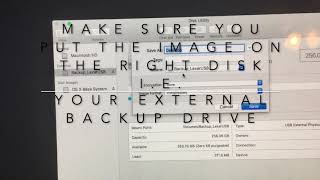 Backup in Recovery Mode with Disk Utility  MacOS Backup Work Around  No SATAUSB or ThunderBolt [upl. by Noillid]