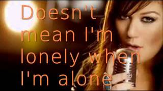 Kelly Clarkson  stronger Lyrics [upl. by Hsoj]