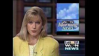 WGN Channel 9 Chicago Morning News  Sept 6 1995  1year anniversary  Jackie Bange [upl. by Asyar]