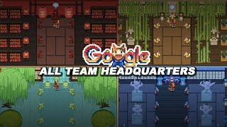 Google Doodle Champion Island All Team HQ [upl. by Notluf]