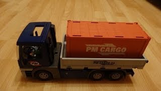 quotPLAYMOBIL 5255 CARGO LKW MIT CONTAINERquot Vorstellung [upl. by Mcclish233]