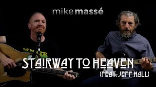 Stairway to Heaven acoustic Led Zeppelin cover  Mike Massé and Jeff Hall [upl. by Evilo]