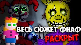 ВЕСЬ СЮЖЕТ FNAF РАСКРЫТ СЕКРЕТЫ И ПАСХАЛКИ ФНАФ ВСЯ ИСТОРИЯ ДО FNAF 7 [upl. by Eirret]