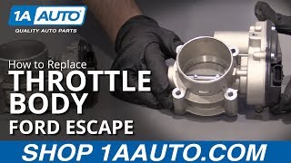 How to Replace Throttle Body 0916 Ford Escape [upl. by Charis]