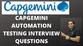 Capgemini Automation Testing Interview Questions Capgemini Testing Interview Questions [upl. by Weir]