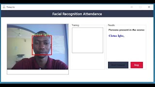 Facial Recognition Attendance System in C Emgu CV and OpenCV [upl. by Elbart]