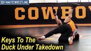 Keys To The Duck Under Takedown by John Smith [upl. by Ettennej]