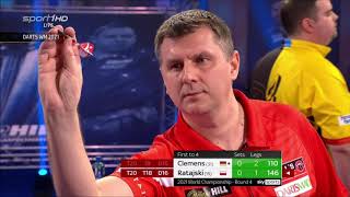 Darts World Championship 2021  Round 4  Clemens  Ratajski Full Match  German [upl. by Didi]