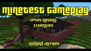 Minetest Gameplay EP425 More Building [upl. by Silvia]