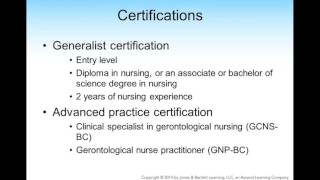 Chapter 1 Gero Geriatric Concepts for Nurses [upl. by Arhez273]