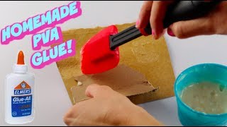 MAKE NON TOXIC PVA GLUE AT HOME IN 5 MINUTES [upl. by Neeka]